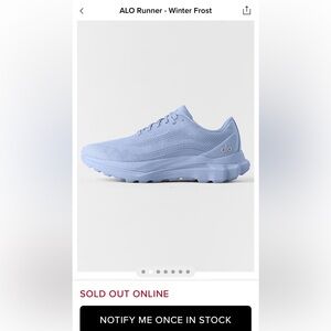 ALO Yoga runners Winter Frost